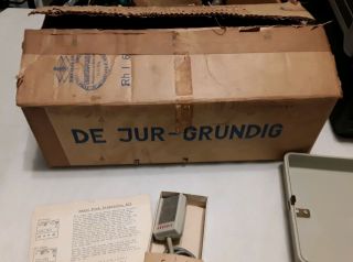 Vintage DeJUR Grundig Stenorette Versatile Tape Recorder made in West Germany 7
