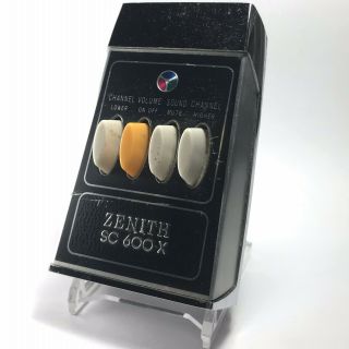 Vintage Zenith Sc 600 - X Space Command Tv Remote Control - Fair