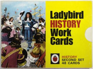 Old Vintage Ladybird Work Cards History Second Set 48 Cards Teaching C1972