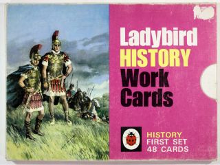 Old Vintage Ladybird Work Cards History First Set 48 Cards Teaching C1968
