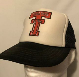 Vintage Texas Tech Red Raiders Hat Cap Snapback Baseball Basketball Boys Youth