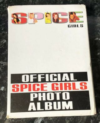 Vintage Official Spice Girls Photo Album With Loads Of Photographs