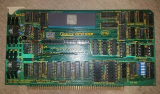 Compupro Godbout Cpu 68k (68000 Cpu) Board S - 100 Computers