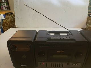 Vintage Sony CFS - 1030 Boombox AM FM Cassette 2