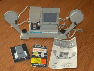 Vintage Sears 8mm Home Movie Editor,  Splicer,  And Quik Splice Tapes