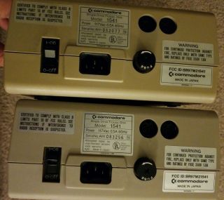 Commodore 1541 drives 8 and 9 newtronics tan c64 c128 5