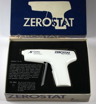 Vintage Vinyl Record Cleaning Zerostat Gun Anti Static Neutralizer