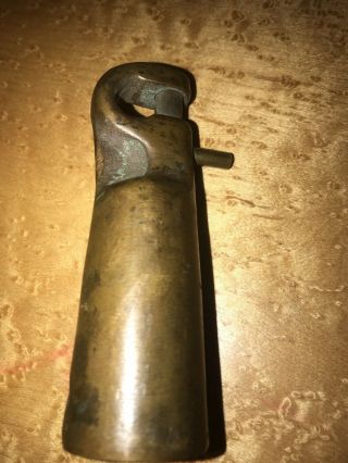 Vintage Bronze Spinnaker Or Whisker Pole End Fitting And Mast Ring 4