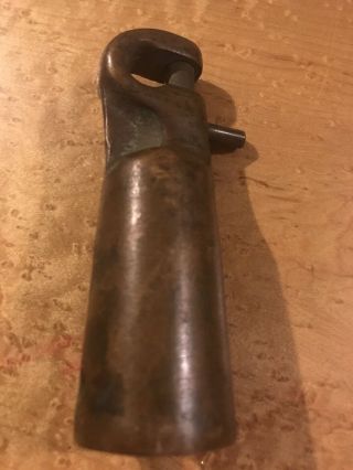 Vintage Bronze Spinnaker Or Whisker Pole End Fitting And Mast Ring 5