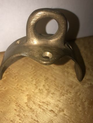 Vintage Bronze Spinnaker Or Whisker Pole End Fitting And Mast Ring 7