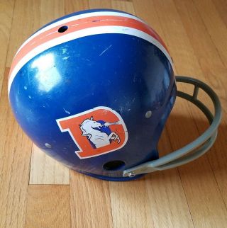 Vintage Denver Broncos Football Helmet Rawlings Hnfl - N Small Youth