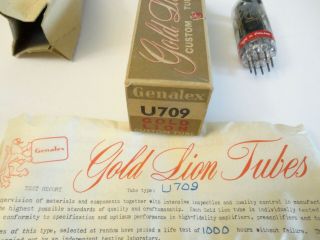 Genalex U709 6CA4 EZ81 Gold Lion Tube Audio Rectifier Scott Fisher Test 100 VOX 3