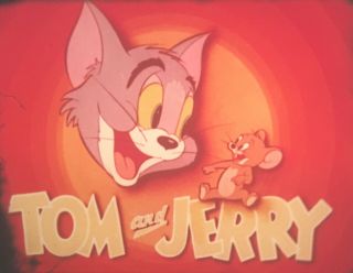 Tom And Jerry 16mm Film “the Mouse Comes To Dinner ” 1945 Vintage Cartoon