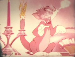 Tom And Jerry 16mm film “The Mouse Comes To Dinner ” 1945 Vintage Cartoon 4
