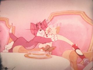 Tom And Jerry 16mm film “The Mouse Comes To Dinner ” 1945 Vintage Cartoon 7