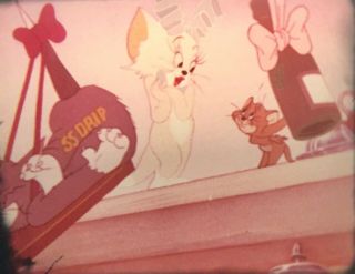 Tom And Jerry 16mm film “The Mouse Comes To Dinner ” 1945 Vintage Cartoon 8