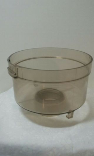 Vintage General Electric Food Processor Parts Only Bowl And Lock Ring D1fp1