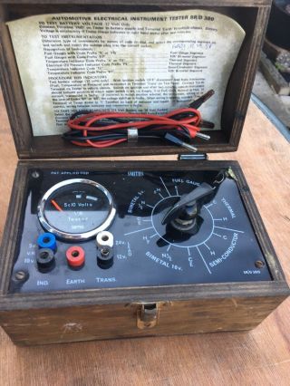Vintage Smiths Automotive Electrical Instrument Tester Sr/380