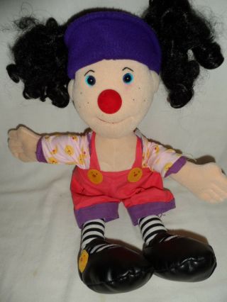 Vintage 1995 Big Comfy Couch 21 " Loonette Clown Molly Plush Stuffed Toy Doll