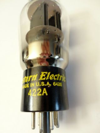422a Western Electric Rectifier Tube Audio Amplifier Horn We Headphones Phono