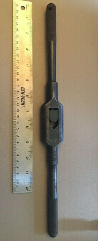 Heavy Duty Vintage Gtd Greenfield Tap & Die Co.  No.  6 Tap Handle Wrench 15 Inch