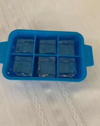 Vintage Fisher Price Fun With Play Food For Little Tikes 6 Ice Cubes & Tray Set