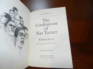 Franklin Library Leather The Confessions of Nat Turner by William Styron FINE 7