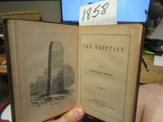 Rare Old Antique Book 1858 The Egyptian Obelisk Author Of The Jew James Challen