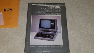 Vintage Sams Computerfacts Computer Facts Radio Shack Trs - 80 Model 1 Book 24