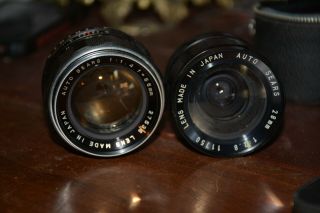 Vintage Sears 28 & 55 Mm Camera Lens