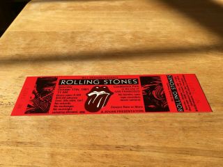Rolling Stones Vintage 1981 Concert Ticket (3 Of 4)