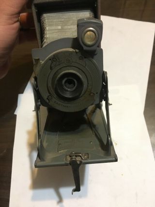 Vintage Folding Pocket Kodak Camera No.  1a Series Ii With Case Grey