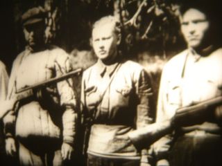 Vintage 16mm Soviete Documentary " Partisan War Behind Enemy " Ww2 Film B/w Movie