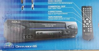 Panasonic PV - V4522 VHS VCR Player 4 Head HiFi Stereo Omnivision Remote Control 3