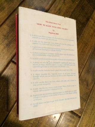 2 Copies of How To Raise Your Own Salary by Napoleon Hill 1st Ed.  3rd Pt.  1954 3