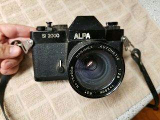 Alpa Si 2000 35mm Film Slr With A 28mm F/2.  8 Automatic Lens - Estate Find Camera