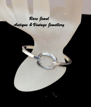 Vintage Jewellery Sterling Silver Bracelet Fabulous Unusual Modernist Design