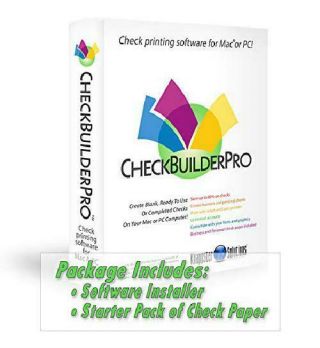 Checkbuilderpro3 - Check Printing Software For Macintosh & Windows