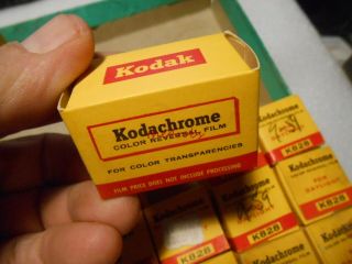 16 Rolls Kodak K828 Kodachrome Daylight Film in Boxes Expired 1959 4