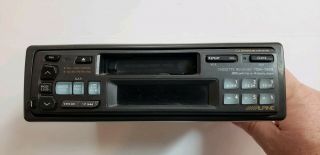 Vintage Alpine Am/fm Stereo Receiver W/cassette Tdm - 7544 Remove Faceplate