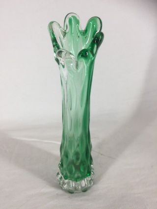 Vintage Murano Art Glass Stem Vase (ref Y036)