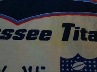 Tennessee Titans Vintage 2000 AFC Champions NFL T - Shirt Puma 2XL Flaws C11 3