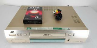 Jvc Hr - S9500u S - Vhs Vcr - Great,  No Issues Av Cables,  Tape No Remote