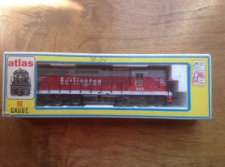 Vintage Atlas Ho Sd24 Blunt Nose Diesel Locomotive Burlington Route Cb&q 502