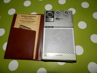 Vintage Panasonic Fm/am Portable Radio Model Rf - 015
