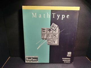Mathtype V3.  0 Windows / Dos Diskette/book
