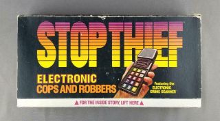 Stop Thief Electronic Cops And Robbers Board Game Parker Brothers Vintage,  1979
