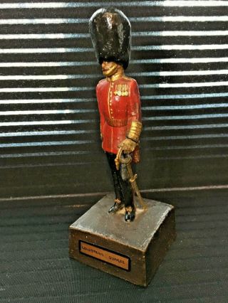 Coldstream Guard Statue - Vintage Biviere Die Cast Sentry Box Series