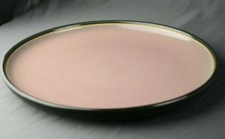 Vintage Heath Ceramics 303 13 " Chop Serving Plate Watermelon Green Salmon Pink