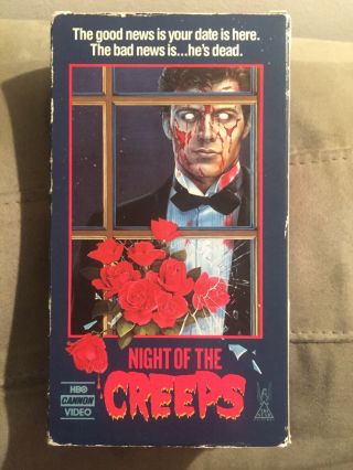 Night Of The Creeps 1986 Vhs Vintage Horror Amazeballs Fred Dekker Cannon Video